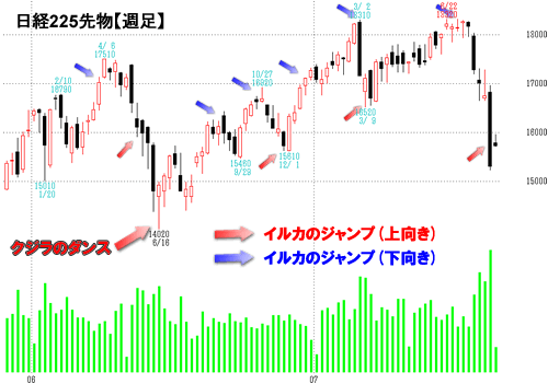 イルカのジャンプ